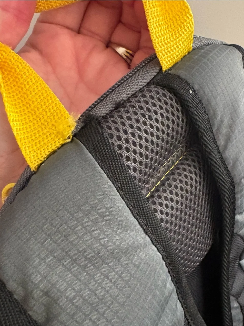 HIGH SIERRA Backpack Black W/ Yellow. School, Hiking, Travel